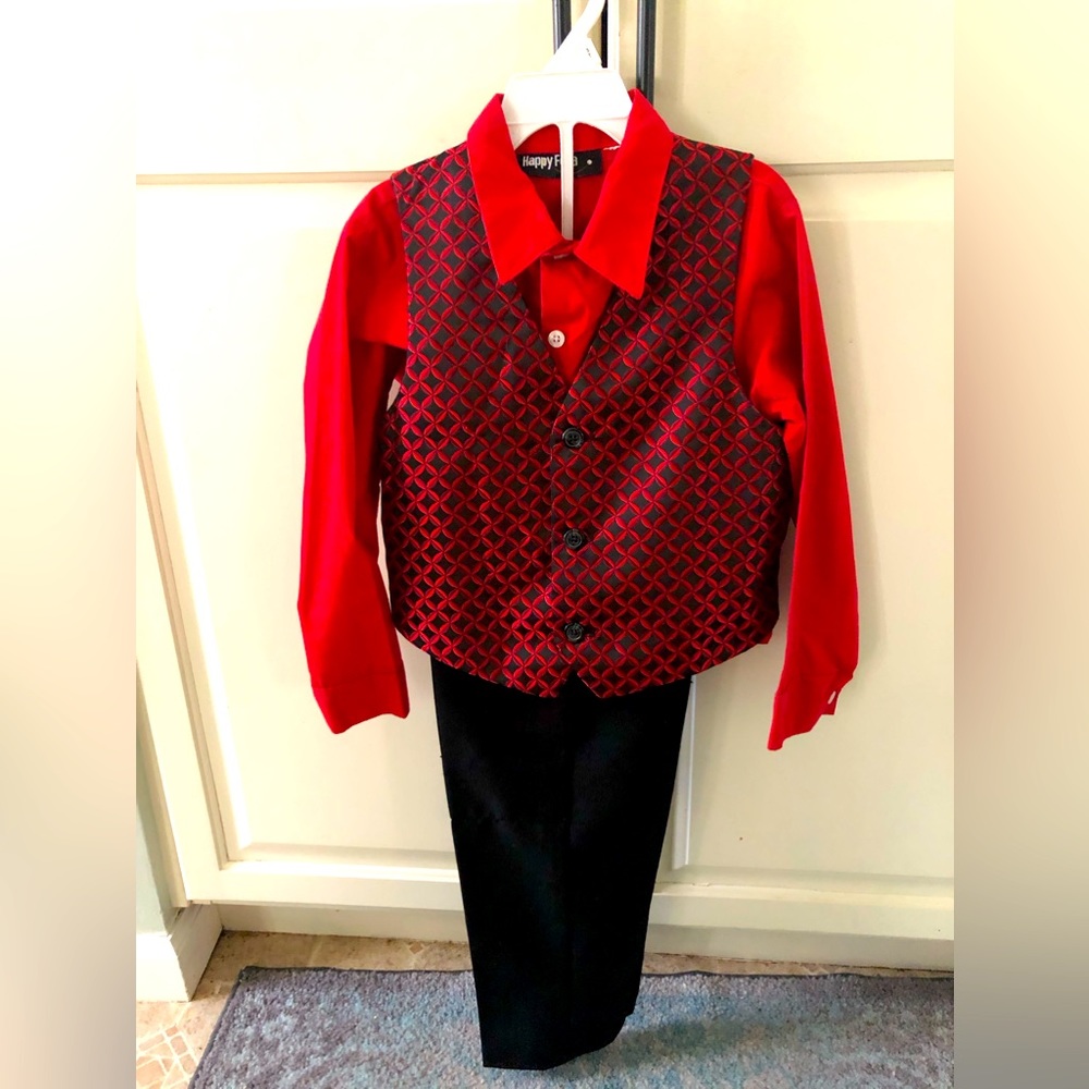 Boys three-piece outfit.